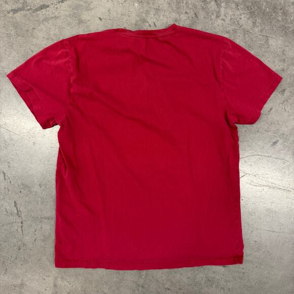 Vintage Y2k Aeropostale Spellout Red Casual Graphic Short Sleeve Tee Medium - Picture 2 of 5